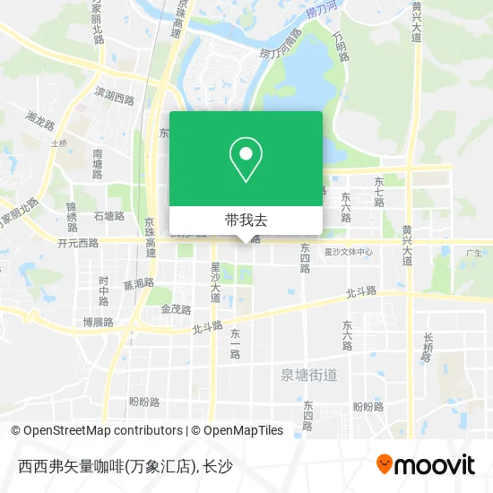 西西弗矢量咖啡(万象汇店)地图