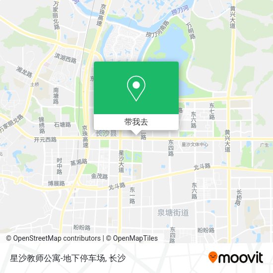 星沙教师公寓-地下停车场地图