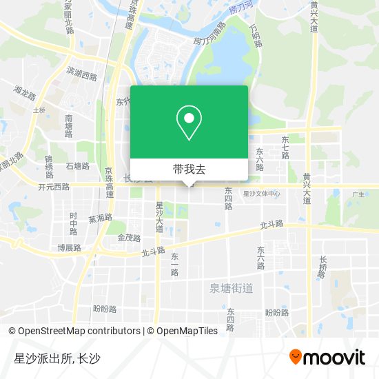 星沙派出所地图