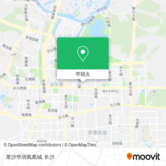 星沙华润凤凰城地图