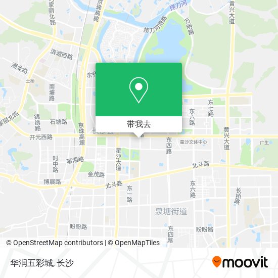 华润五彩城地图