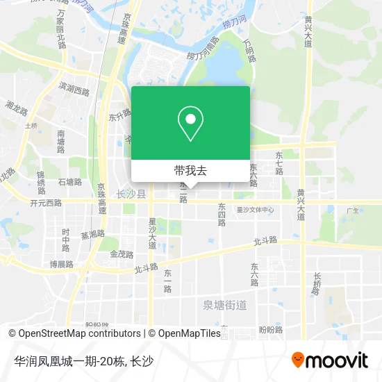 华润凤凰城一期-20栋地图