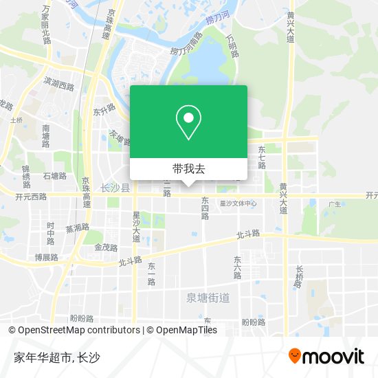 家年华超市地图