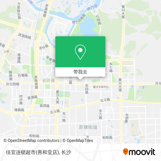 佳宜连锁超市(善和堂店)地图
