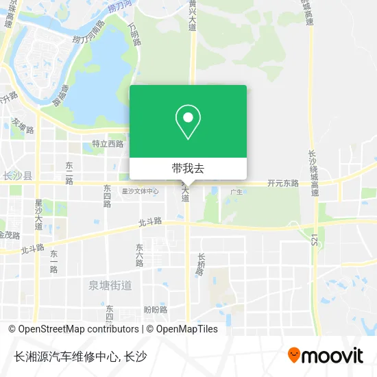 长湘源汽车维修中心地图