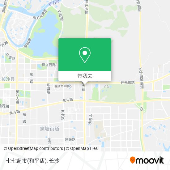 七七超市(和平店)地图