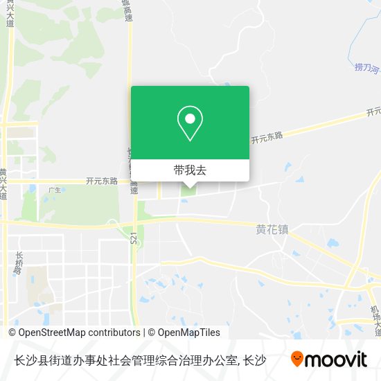 长沙县街道办事处社会管理综合治理办公室地图