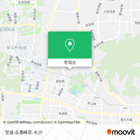荣盛.岳麓峰景地图