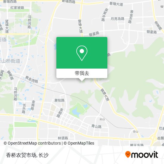 香桥农贸市场地图