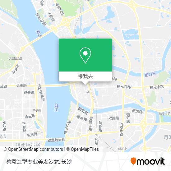 善意造型专业美发沙龙地图