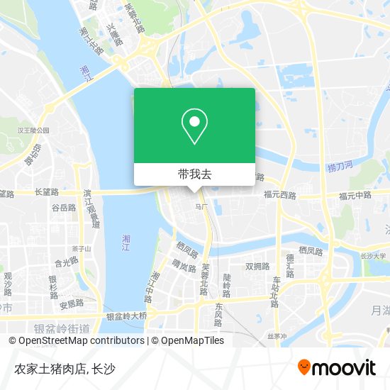 农家土猪肉店地图