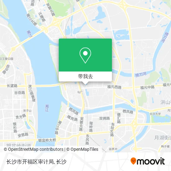 长沙市开福区审计局地图