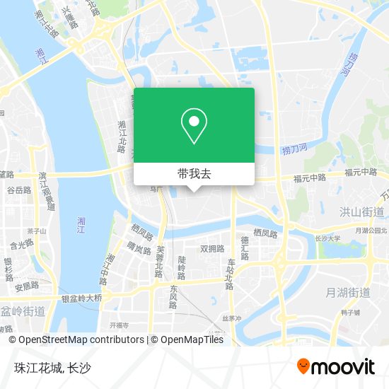 珠江花城地图