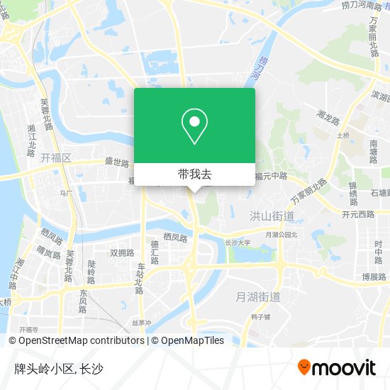 牌头岭小区地图