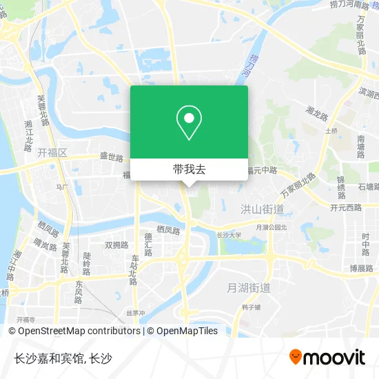 长沙嘉和宾馆地图