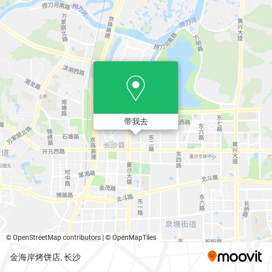 金海岸烤饼店地图