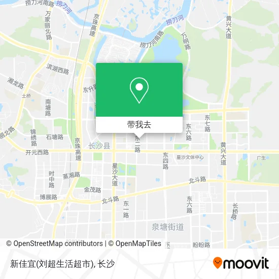 新佳宜(刘超生活超市)地图
