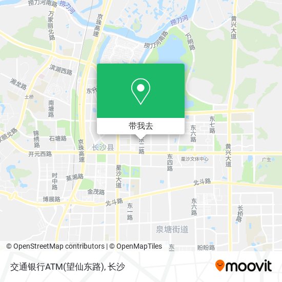 交通银行ATM(望仙东路)地图
