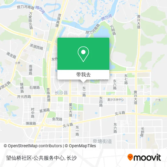 望仙桥社区-公共服务中心地图
