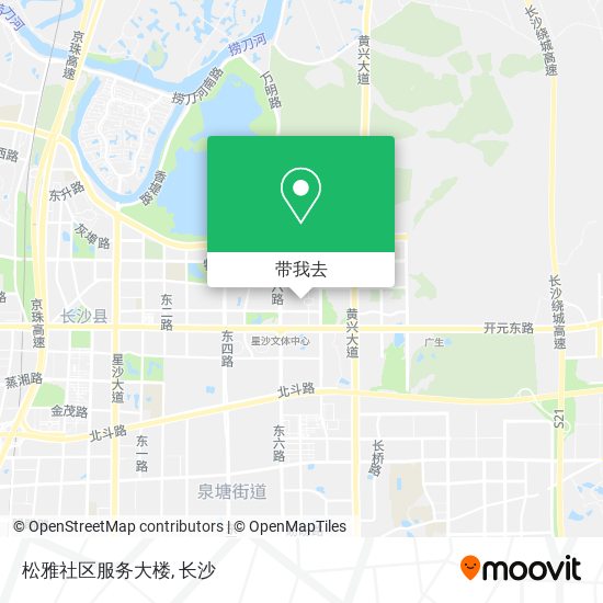 松雅社区服务大楼地图