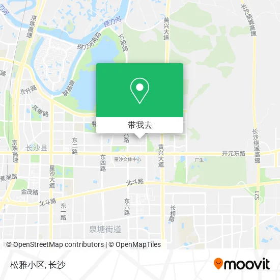 松雅小区地图