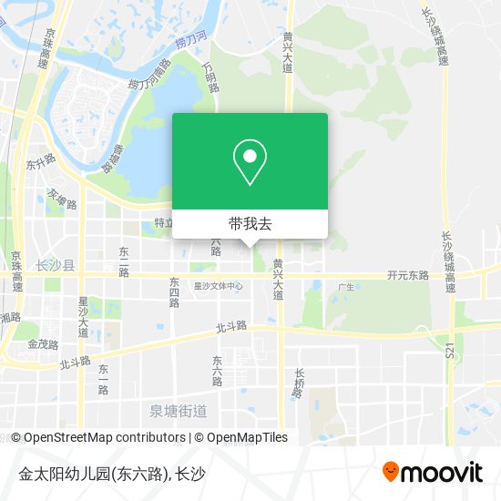 金太阳幼儿园(东六路)地图