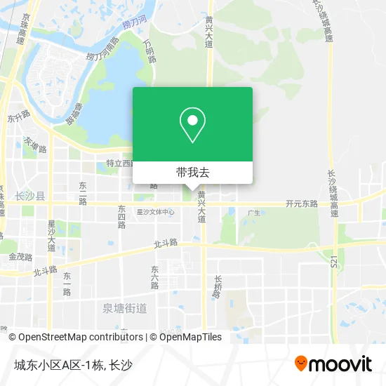 城东小区A区-1栋地图