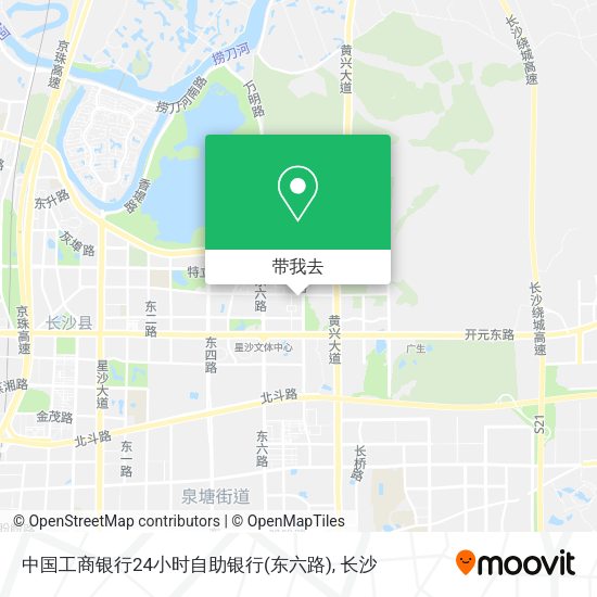 中国工商银行24小时自助银行(东六路)地图