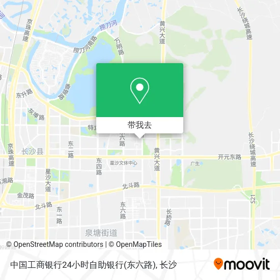 中国工商银行24小时自助银行(东六路)地图