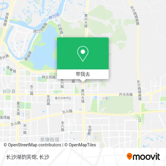 长沙湖韵宾馆地图