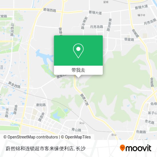 蔚然锦和连锁超市客来缘便利店地图