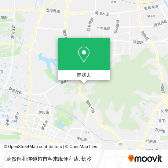 蔚然锦和连锁超市客来缘便利店地图