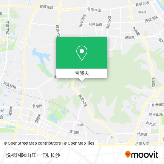 悦禧国际山庄-一期地图