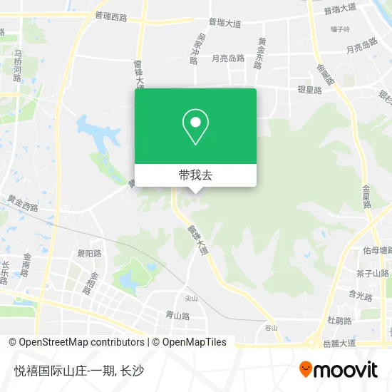 悦禧国际山庄-一期地图