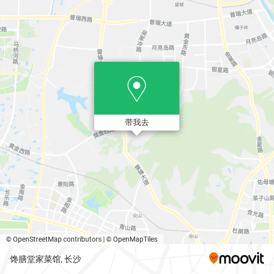 馋膳堂家菜馆地图