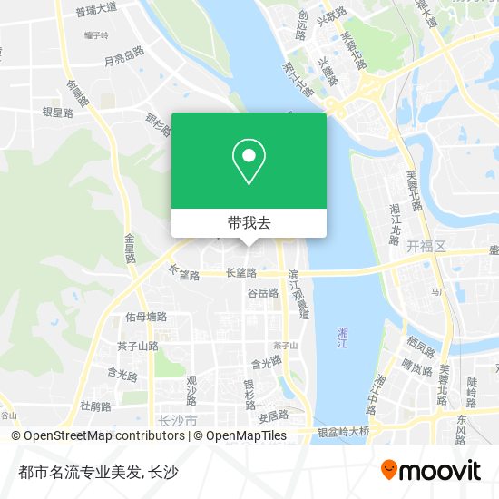 都市名流专业美发地图