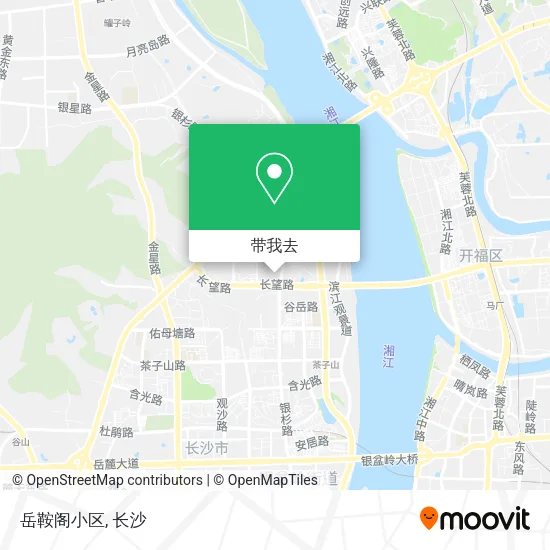 岳鞍阁小区地图