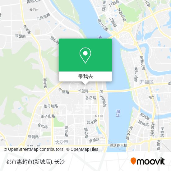 都市惠超市(新城店)地图