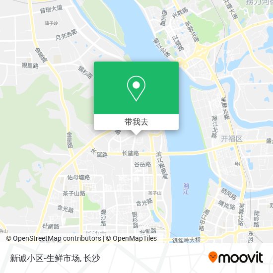 新诚小区-生鲜市场地图