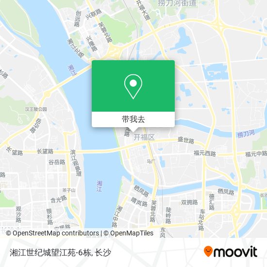湘江世纪城望江苑-6栋地图
