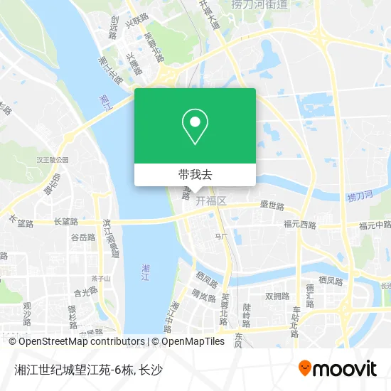 湘江世纪城望江苑-6栋地图