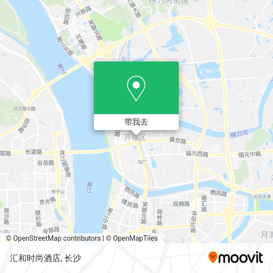 汇和时尚酒店地图