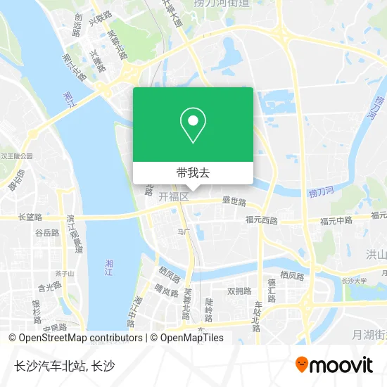 长沙汽车北站地图
