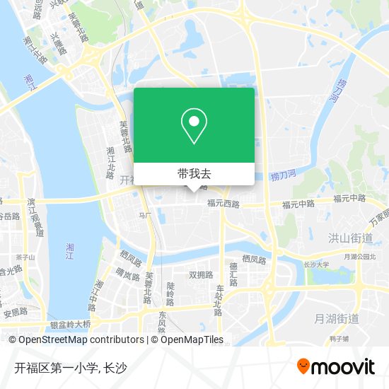 开福区第一小学地图