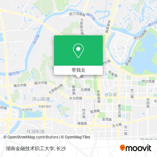 湖南金融技术职工大学地图