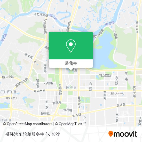 盛强汽车轮胎服务中心地图