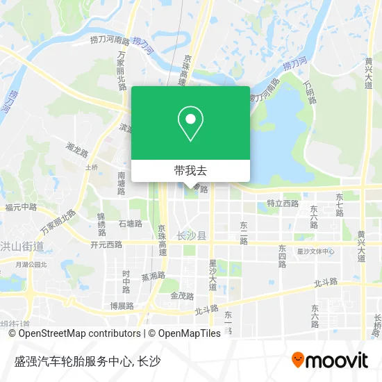 盛强汽车轮胎服务中心地图