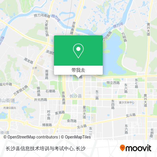 长沙县信息技术培训与考试中心地图