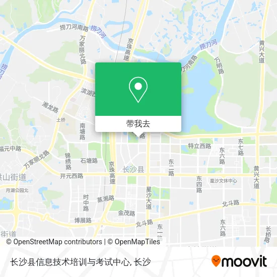 长沙县信息技术培训与考试中心地图