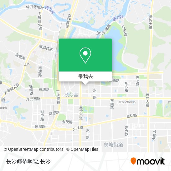 长沙师范学院地图